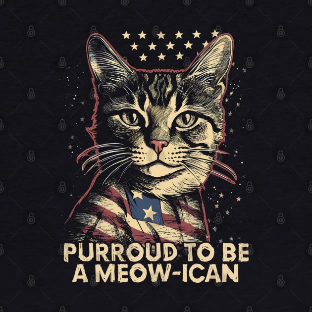 4th July Cat Purroud To Be A Meow-ican by Apocatnipse Meow
